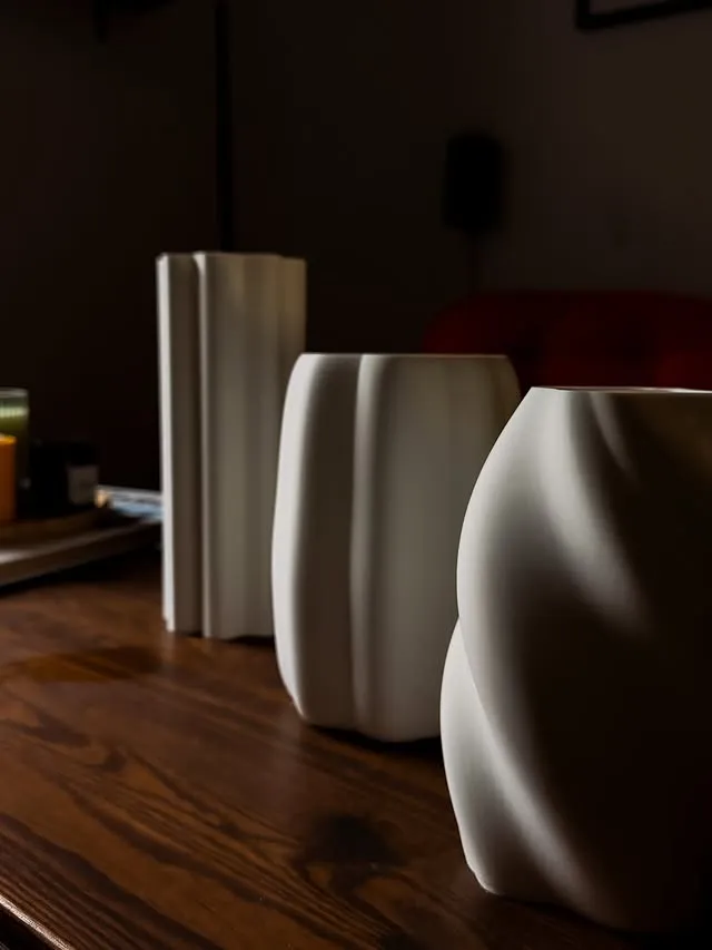 Vases ONDE — pièces imprimées en 3D par QALC